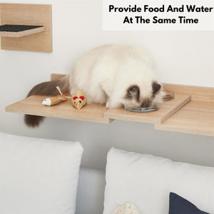 Cat Wall Furniture Shelves Space Saving Set Including Steps Corner Bed Feeder