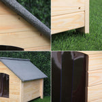 Dog Kennel Outdoor - Waterproof & Insulated Dog House for Small to Medium Breeds