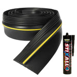 Garage Door Seal 3m Long Piece With Adhesive Rubber Garage Draught Excluder