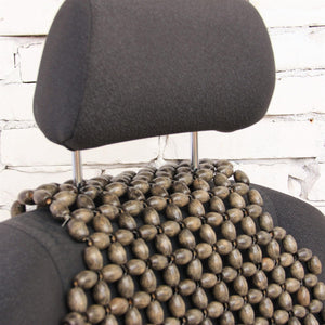 Car Seat Cover Massager Natural Wooden Beads Universal Fit for Any Car or Office
