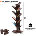 Floor Standing Tree Book Case 9 Tier Book Shelf