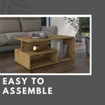 Wooden Coffee Tables For Living Room Storage Side Table Multi-tier Coffee Tables