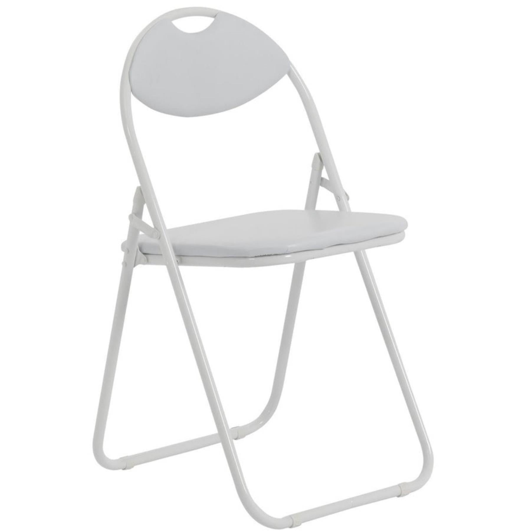 Versatile Metal Folding Chairs Indoor, Desk Chairs for Bedrooms, Offices, Chairs for Small Spaces
