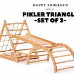 Montessori Climbing Pikler Triangle Frame Set