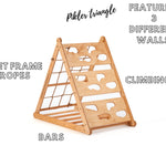 Montessori Climbing Pikler Triangle Frame Set