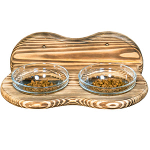 Raised Cat Bowls With Stand, Wall Mounted Pet Feeder,Perfect Gift For Pet Lovers