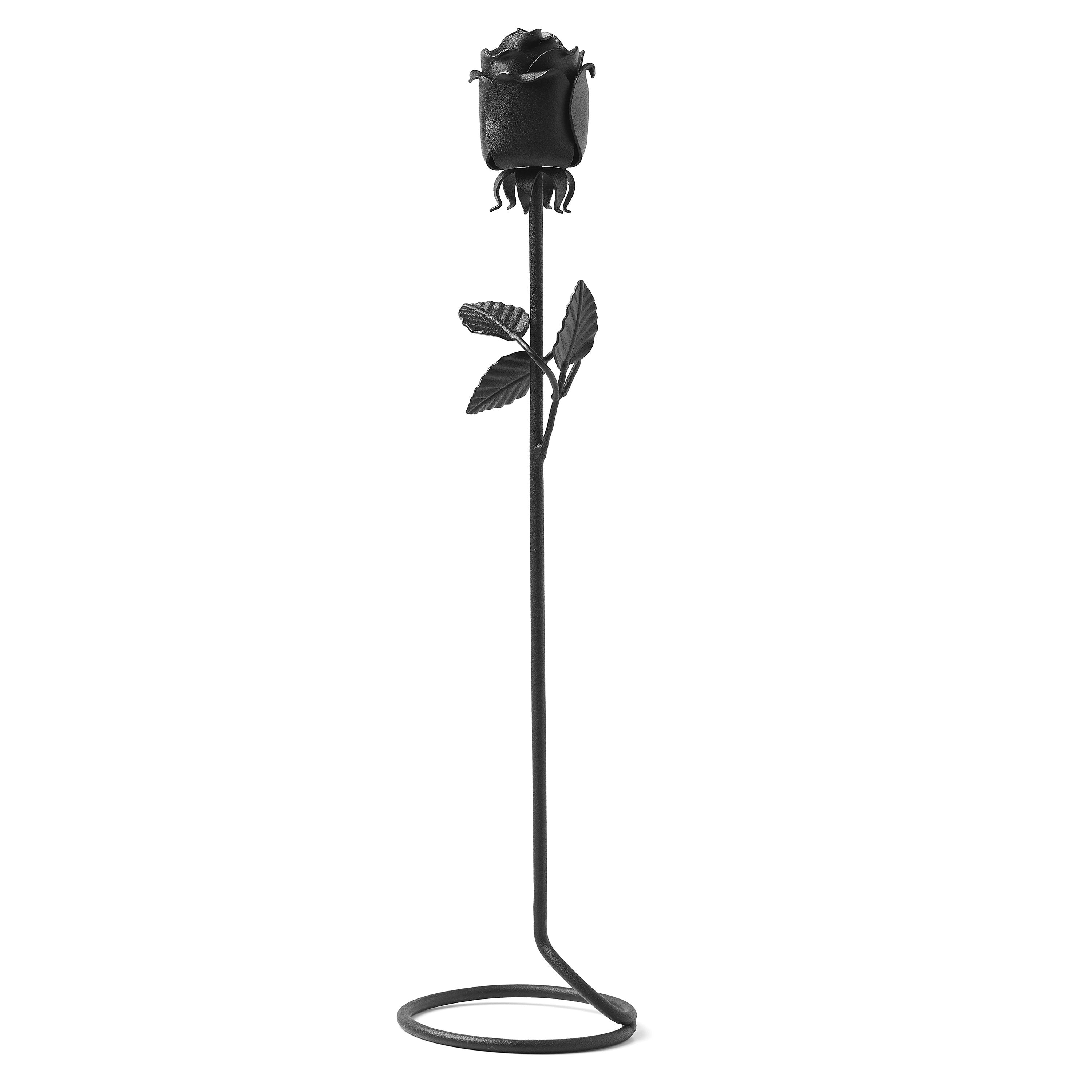 Hand Forged Iron Rose - Free Standing - 6th Anniversary Gift Everlasting Rose - Sixth Anniversary idea FAST delivery to UK and US